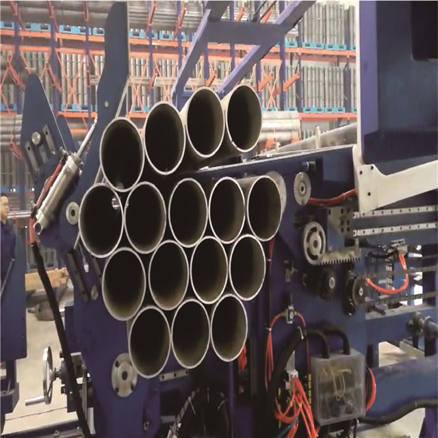 Mechanical steel tube stacking&packing line